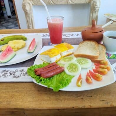 Delicious breakfast, Dune Towers